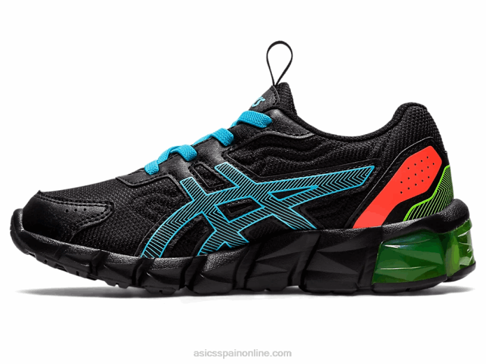 gel-quantum 90 3 preescolar Asics 4L684386 negro/acuario