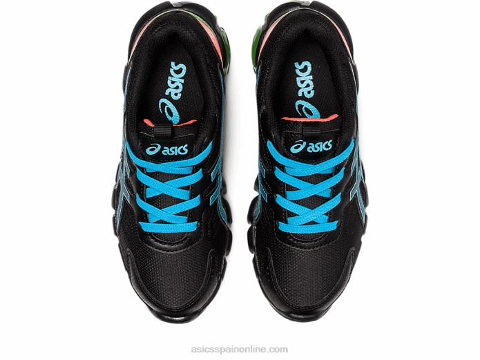 gel-quantum 90 3 preescolar Asics 4L684386 negro/acuario