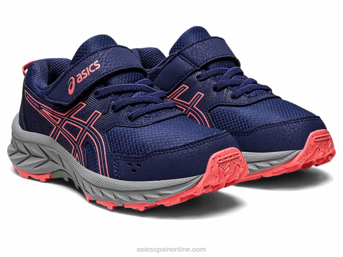 gel-venture 9 preescolar Asics 4L684218 azul índigo/papaya