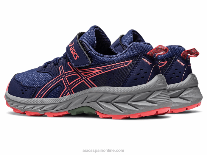 gel-venture 9 preescolar Asics 4L684218 azul índigo/papaya