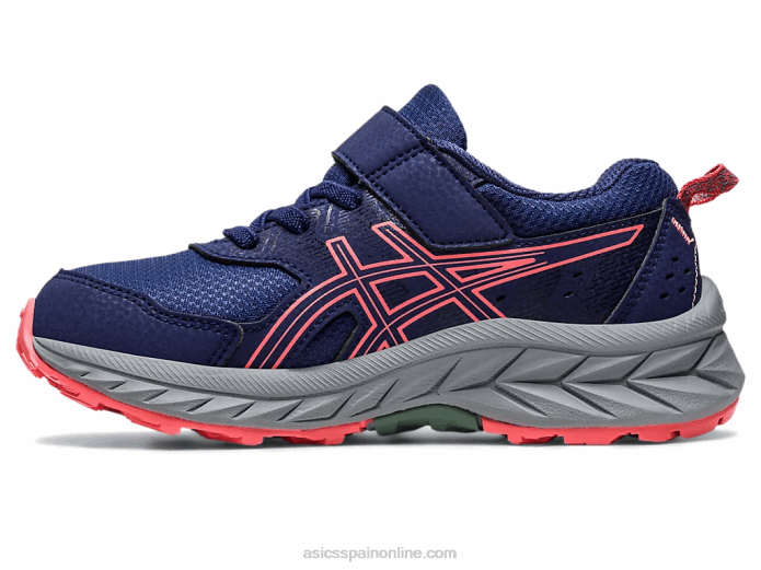 gel-venture 9 preescolar Asics 4L684218 azul índigo/papaya