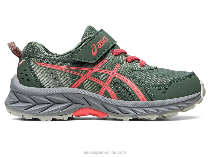 gel-venture 9 preescolar Asics 4L684223 hiedra/papaya