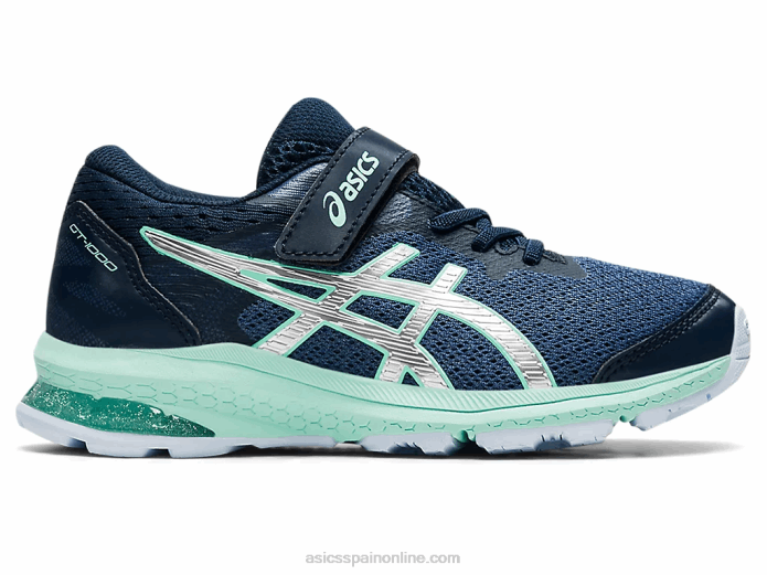 gt-1000 10 preescolar Asics 4L684506 trueno azul/plata pura