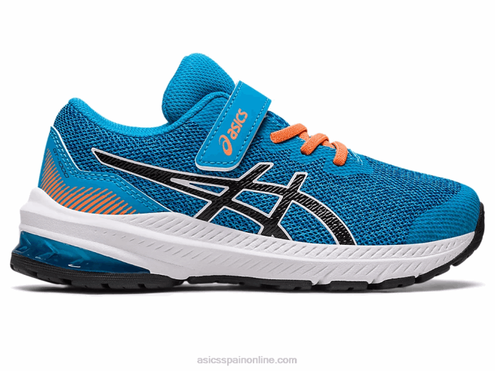 gt-1000 11 preescolar Asics 4L684320 isla azul/negro