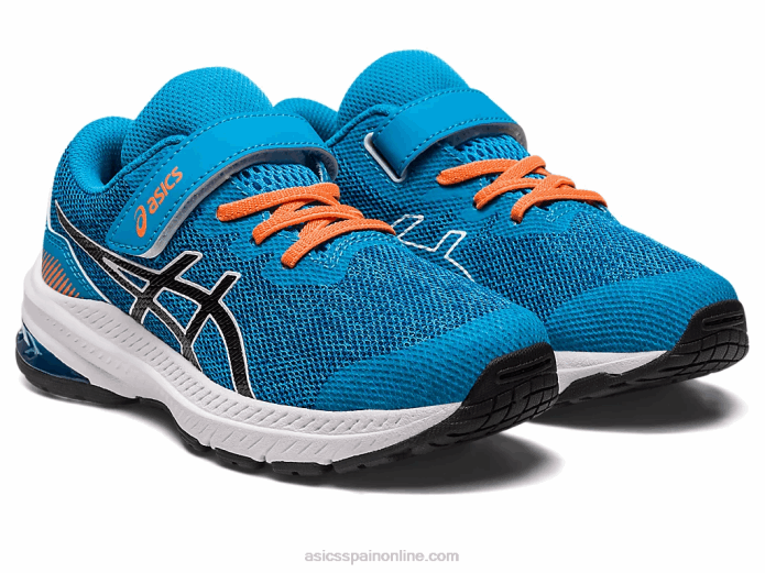 gt-1000 11 preescolar Asics 4L684320 isla azul/negro