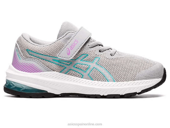 gt-1000 11 preescolar Asics 4L684350 gris piedmont/vidrio mar