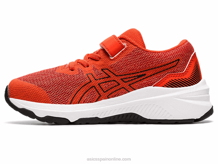 gt-1000 11 preescolar Asics 4L684370 tomate cherry/negro