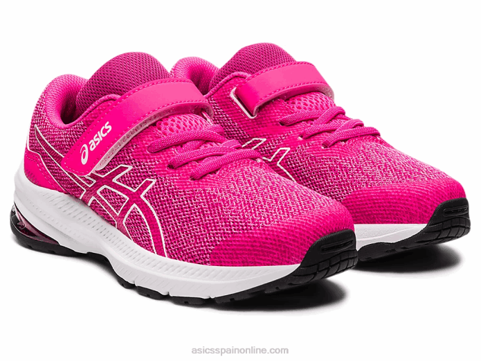 gt-1000 11 preescolar Asics 4L684452 rosa brillante/blanco