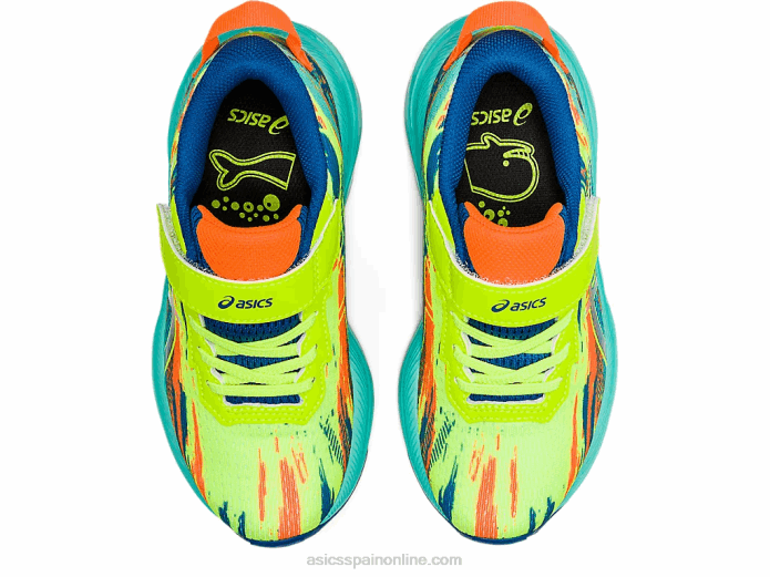 pre noosa tri 13 preescolar Asics 4L684421 peligro verde