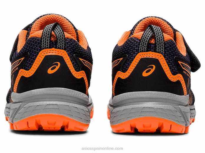 pre-venture 8 preescolar Asics 4L684488 negro/naranja impactante