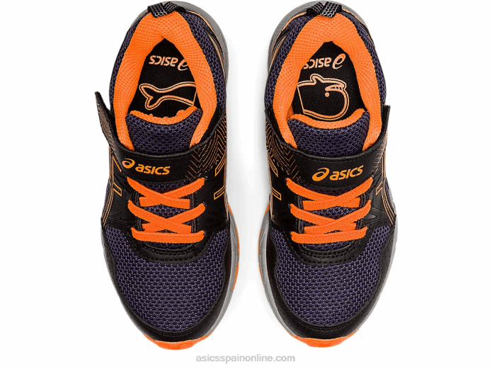 pre-venture 8 preescolar Asics 4L684488 negro/naranja impactante