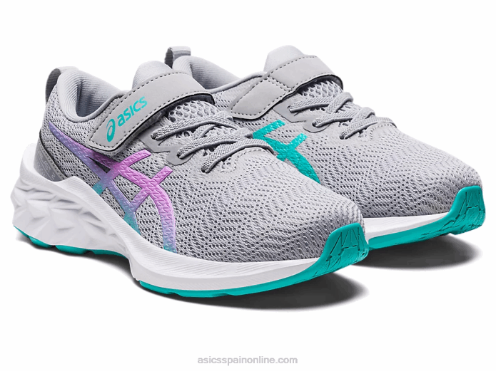 preescolar novablast 2 Asics 4L684431 gris piedmont/brillo lavanda