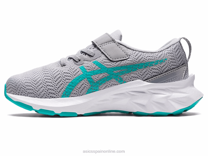 preescolar novablast 2 Asics 4L684431 gris piedmont/brillo lavanda