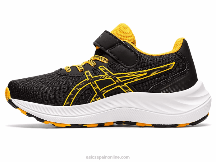 preexcite 9 preescolar Asics 4L684344 negro/ámbar