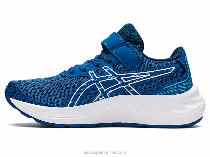 preexcite 9 preescolar Asics 4L684463 unidad de lago/blanco