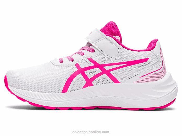 preexcite 9 preescolar Asics 4L684465 brillo blanco/rosa